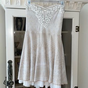 Free people strapless dress